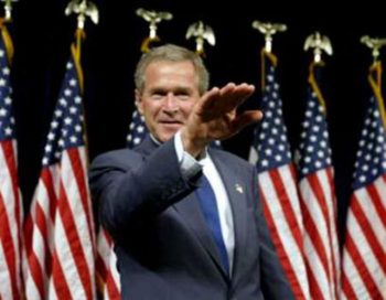 illuminati signs w bush nazi salute